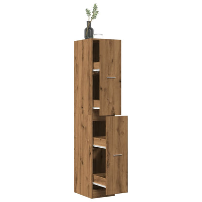 Apotekskap artisan eik 30x41x174,5 cm konstruert tre
