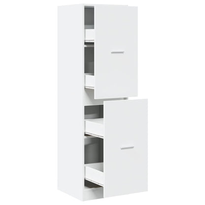 Apotekskap hvit 40x41x144,5 cm konstruert tre