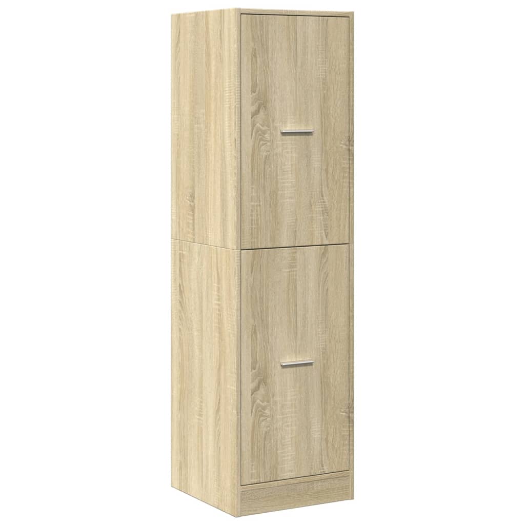 Apotekskap sonoma eik 40x41x144,5 cm konstruert tre