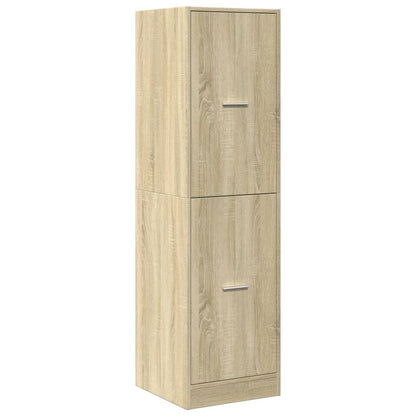 Apotekskap sonoma eik 40x41x144,5 cm konstruert tre