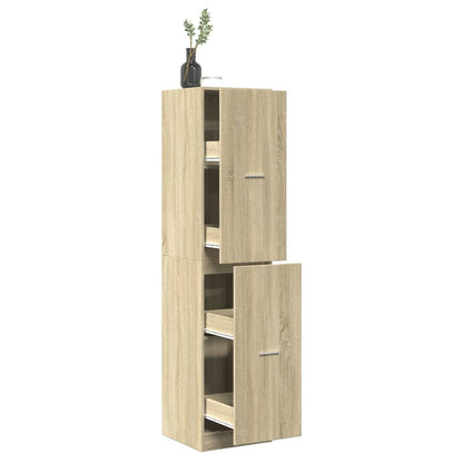 Apotekskap sonoma eik 40x41x174,5 cm konstruert tre