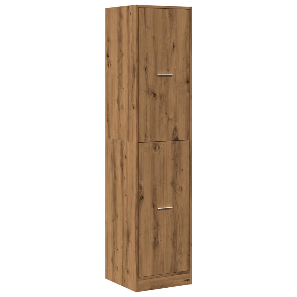 Apotekskap artisan eik 40x41x174,5 cm konstruert tre
