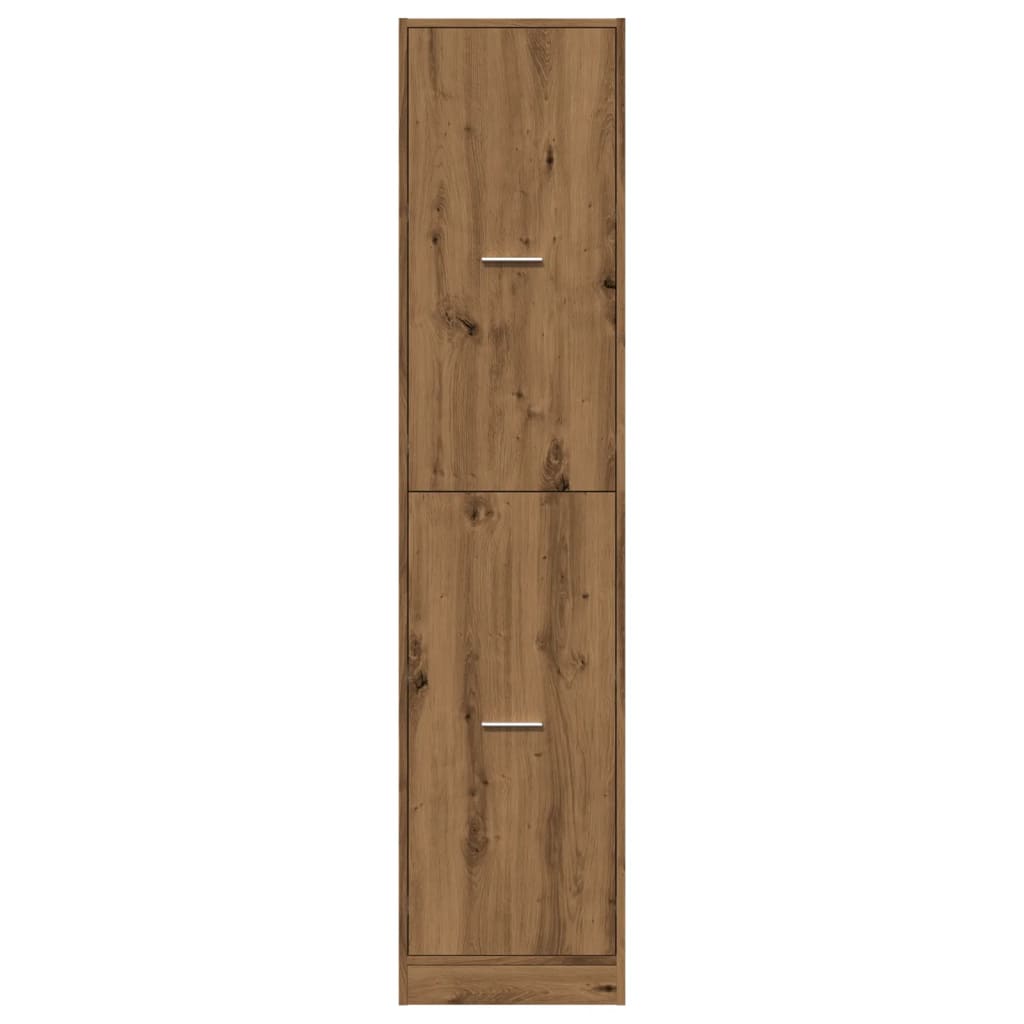 Apotekskap artisan eik 40x41x174,5 cm konstruert tre