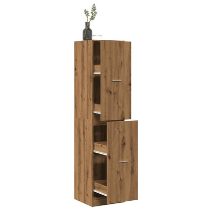 Apotekskap artisan eik 40x41x174,5 cm konstruert tre