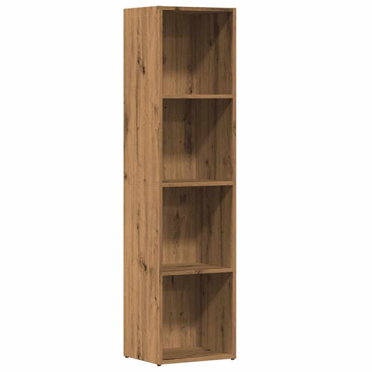 Bokhylle artisan eik 36x30x143 cm konstruert tre
