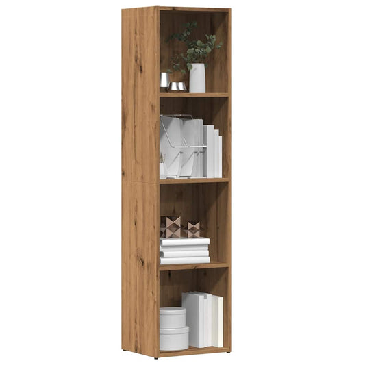 Bokhylle artisan eik 36x30x143 cm konstruert tre
