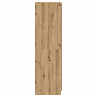 Garderobe artisan eik 90x52x200 cm konstruert tre