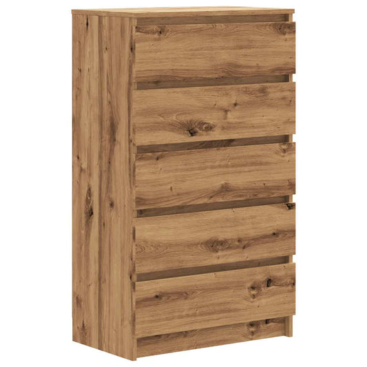 Kommode artisan eik 60x36x103 cm konstruert tre
