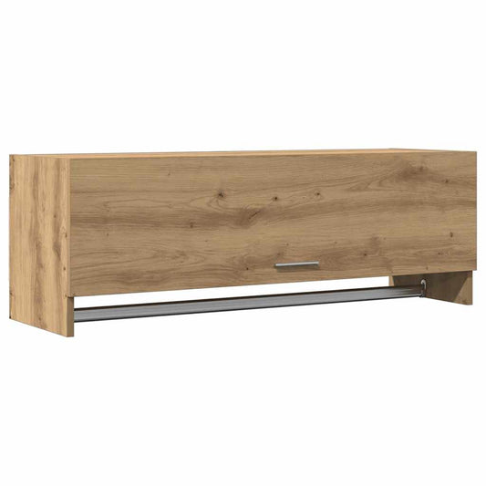 Garderobe artisan eik 100x32,5x35 cm konstruert tre