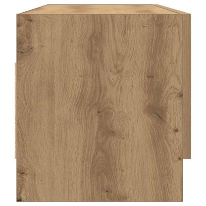 Garderobe artisan eik 100x32,5x35 cm konstruert tre