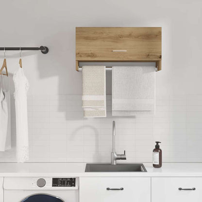 Garderobe artisan eik 70x32,5x35 cm konstruert tre
