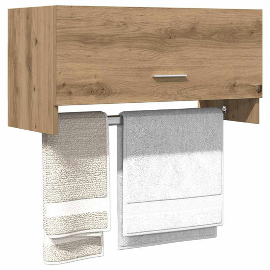 Garderobe artisan eik 70x32,5x35 cm konstruert tre