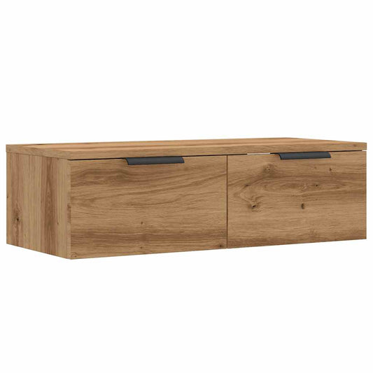 Veggskap gammelt tre 68x30x20 cm konstruert tre