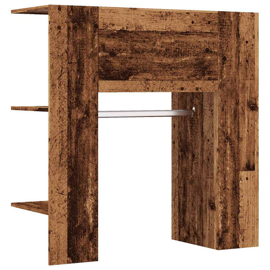 Gangskap gammelt tre 97,5x37x99 cm konstruert tre