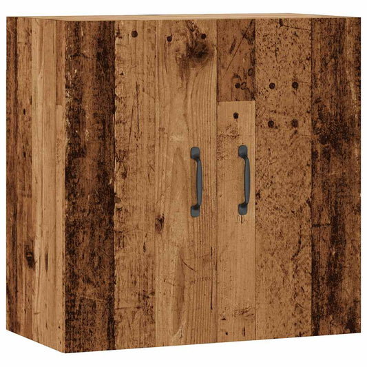 Veggskap gammelt tre 60x31x60 cm konstruert tre