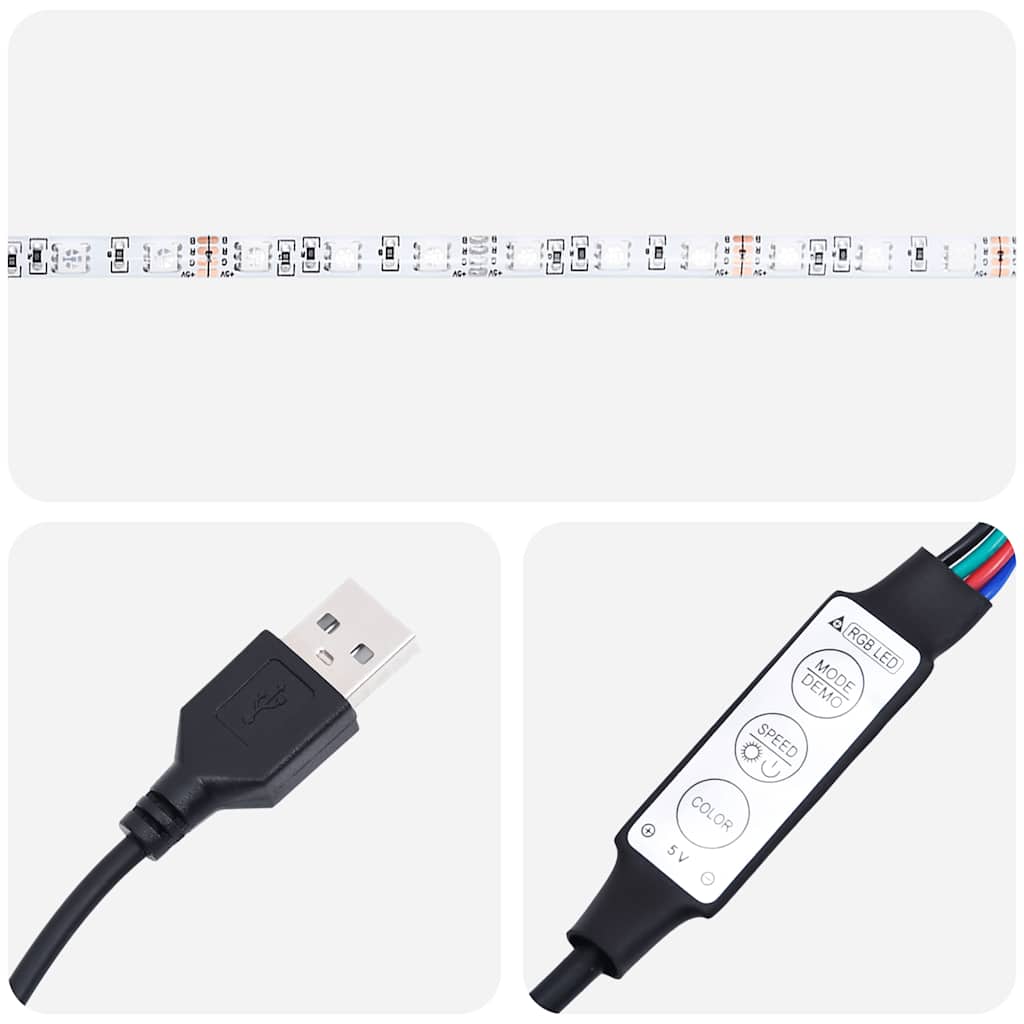 Sengegavl med LED artisan eik 100x18,5x103,5 cm konstruert tre