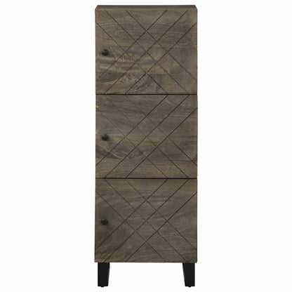 Highboard svart 40x33x110 cm heltre mango