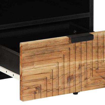 Kaffebord 80x54x40 cm Massivt Akasietre