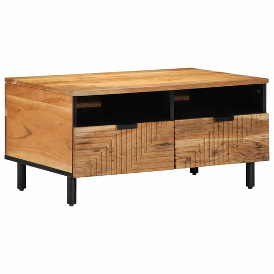 Kaffebord 80x54x40 cm Massivt Akasietre