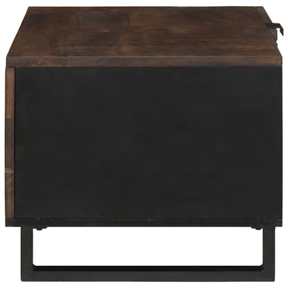 Kaffebord 80 x 50 x 40 cm - Massivt mangotre og konstruert tre