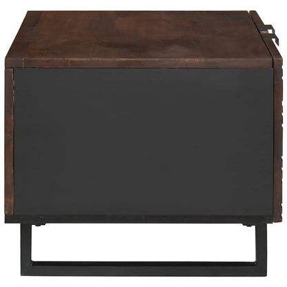 Kaffebord - 80 x 50 x 40 cm, laget av massivtre og bygget tre.