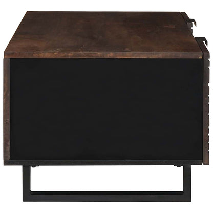 Kaffebord - 100x54x40 cm, laget av solid tre.