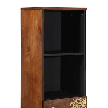 Sideboard med skuff Brun 38 x 33.5 x 160 cm Massivt mangotre