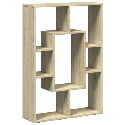 Bokhylle sonoma eik 63x20x90 cm konstruert tre