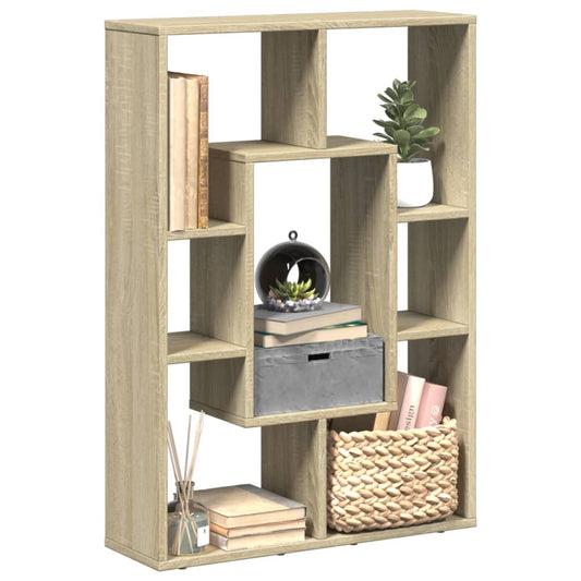Bokhylle sonoma eik 63x20x90 cm konstruert tre