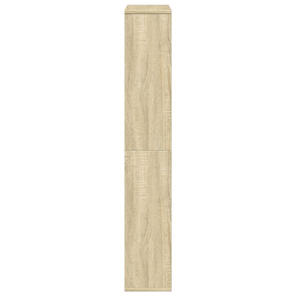 Bokhylle sonoma eik 72x20x120 cm konstruert tre