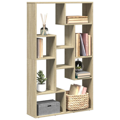Bokhylle sonoma eik 72x20x120 cm konstruert tre