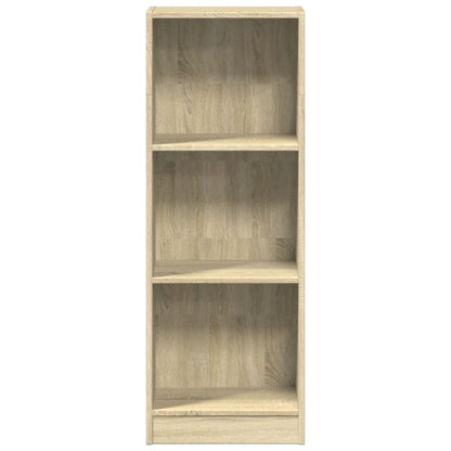 Bokhylle sonoma eik 40x24x109 cm konstruert tre
