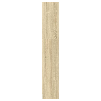 Bokhylle sonoma eik 40x24x143 cm konstruert tre