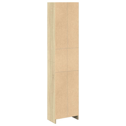 Bokhylle sonoma eik 40x24x176 cm konstruert tre