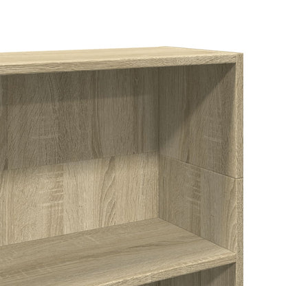 Bokhylle sonoma eik 80x24x109 cm konstruert tre