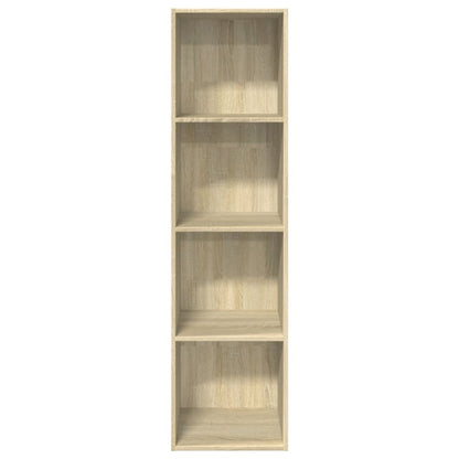 Bokhylle sonoma eik 40x30x152 cm konstruert tre