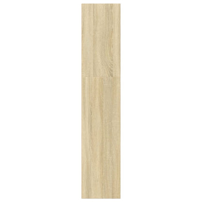 Bokhylle sonoma eik 40x30x152 cm konstruert tre