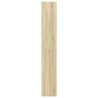 Bokhylle sonoma eik 40x30x189 cm konstruert tre