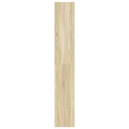 Bokhylle sonoma eik 60x30x189 cm konstruert tre