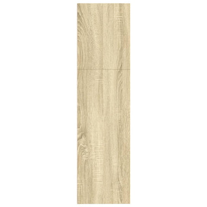 Bokhylle sonoma eik 80x30x114 cm konstruert tre