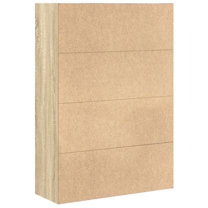 Bokhylle sonoma eik 80x30x114 cm konstruert tre