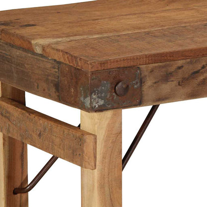 Benk 110x35x46 cm Solid Tre Gjenvunnet