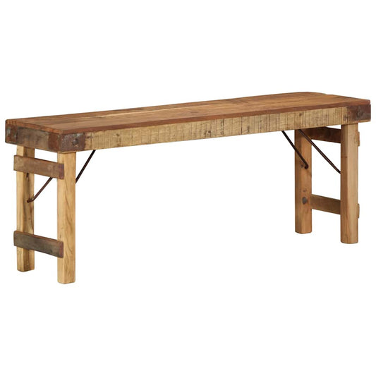 Benk 110x35x46 cm Solid Tre Gjenvunnet