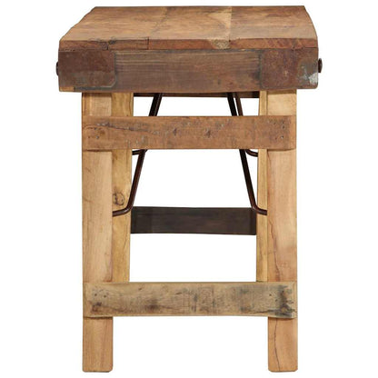Benk 110x35x46 cm Solid Tre Gjenvunnet