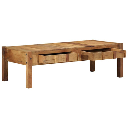 Kaffebord 110x55x35 cm Solid gjenvunnet tre