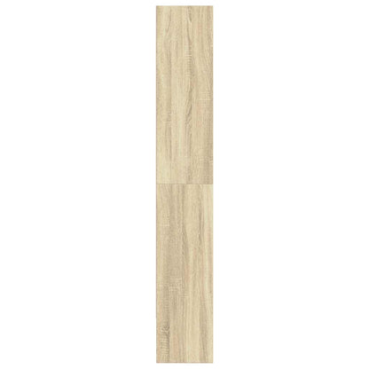 Bokhylle sonoma eik 80x30x189 cm konstruert tre