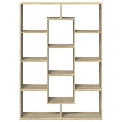 Bokhylle sonoma eik 102x29x143 cm konstruert tre