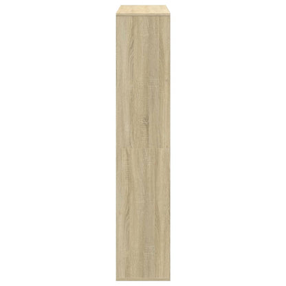 Bokhylle sonoma eik 102x29x143 cm konstruert tre