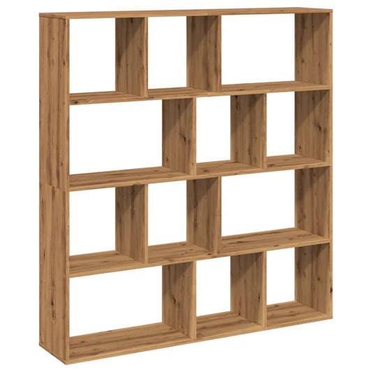 Bokhylle artisan eik 132x29x141,5 cm konstruert tre