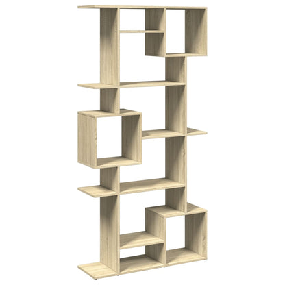 Bokhylle sonoma eik 92x29x188 cm konstruert tre